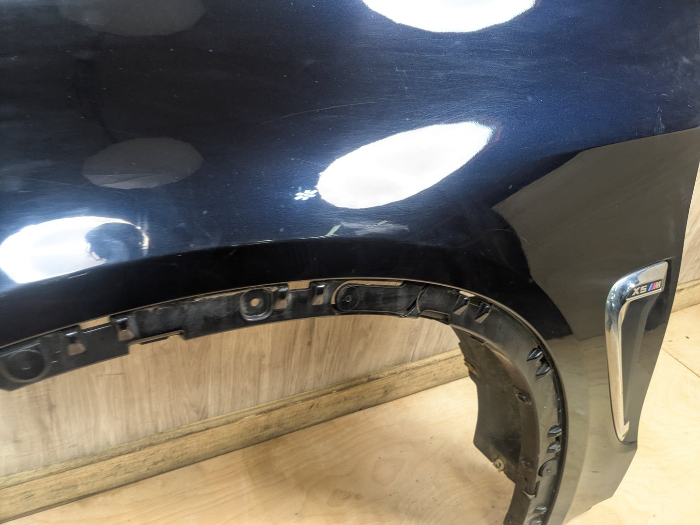 2015-2018 BMW X5 F85 Front Left Driver Fender Panel Black 416