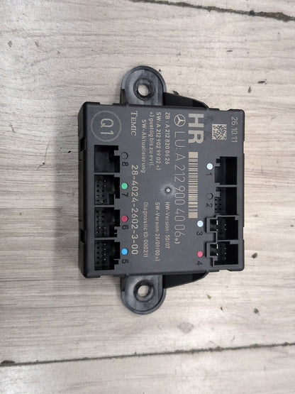 09-12 OEM Mercedes-Benz E550 W212 Rear Right Passenger Door Control Module