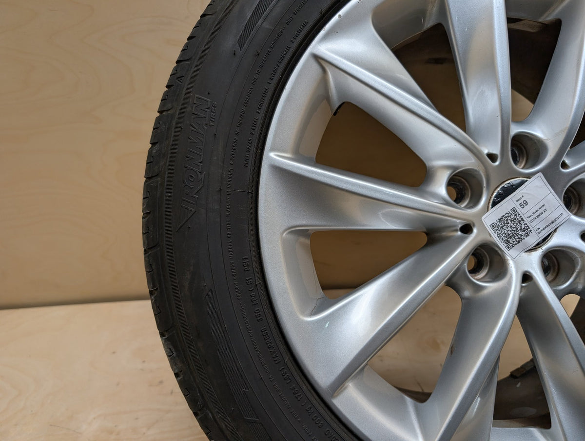 11-18 OEM BMW F25 F26 X3 X4 Alloy Rim Wheel 18x8" ET43 V Spoke Style 307