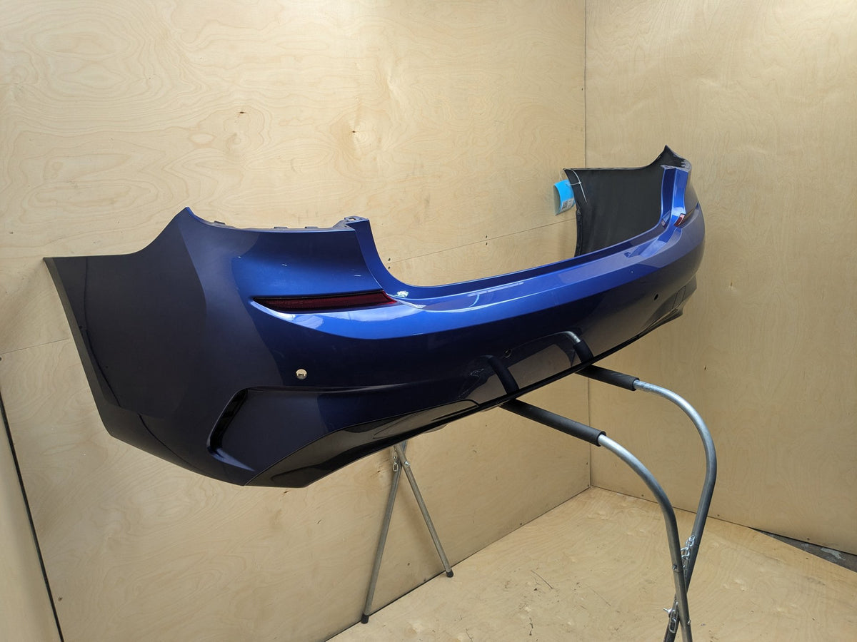 19-22 OEM BMW G20 330 M340 M SPORT Rear Bumper Cover Blue C31