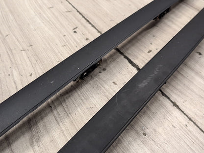 2008-2010 BMW 535i E60 Front Left Right Side Windshield Drip Trim Molding SET 7045448