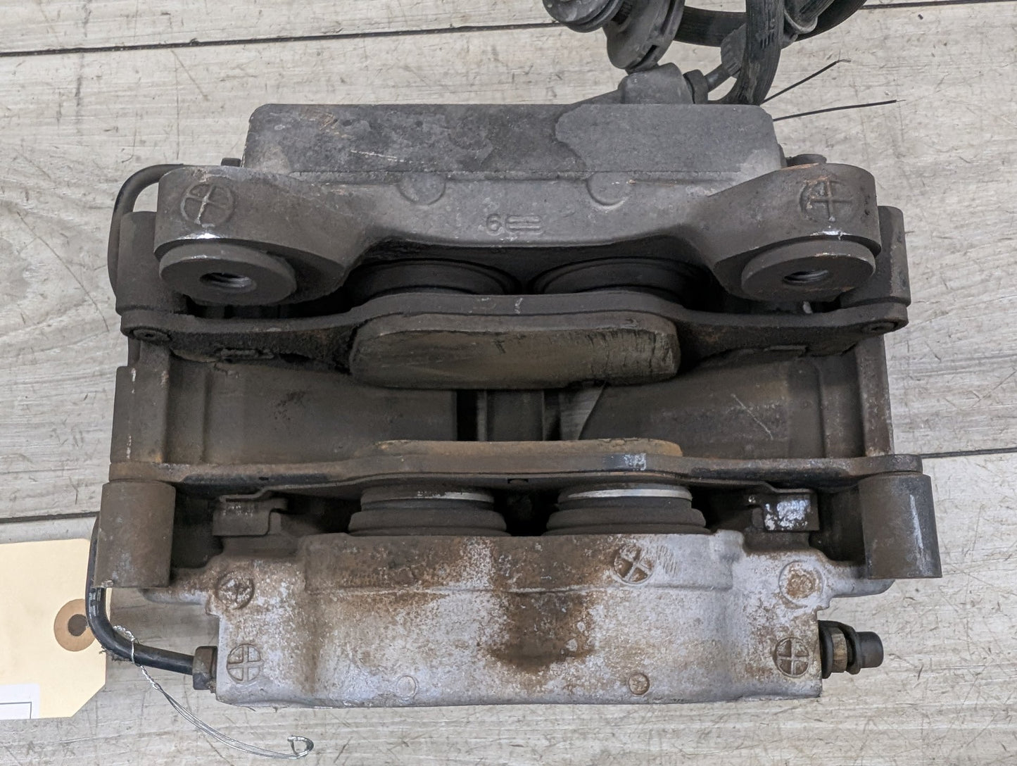 17-20 OEM BMW G11 G12 G30 540 740 750 Front Left Driver Brake Caliper Gray