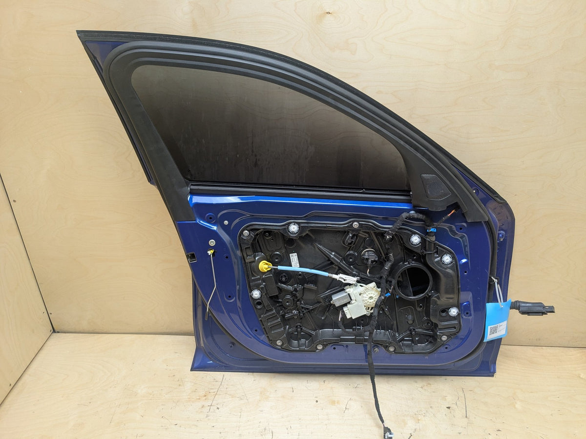 19-26 OEM BMW G20 G80 330 M340 M3 FRONT Left Driver Door Shell Panel Blue C31