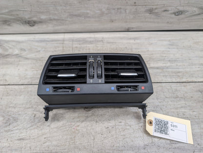 07-14 OEM BMW E70 E71 X5 X6 X5M X6M Rear Center AC Air Vent Grille Black