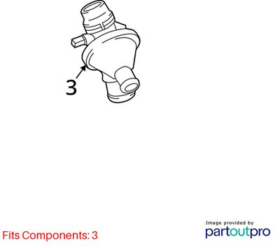 OEM BMW F10 F15 F22 F25 F30 F32 Engine N20 N26 Water Coolant Thermostat Housing