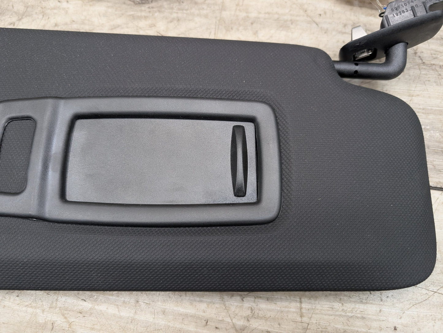 18-21 OEM BMW G01 G02 F97 F98 Right Passenger Side Sun Visor Anthracite Black