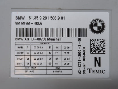 10-19 OEM BMW F30 F10 F12 F13 F01 F02 X3 X4 Left Right Seat Control Module