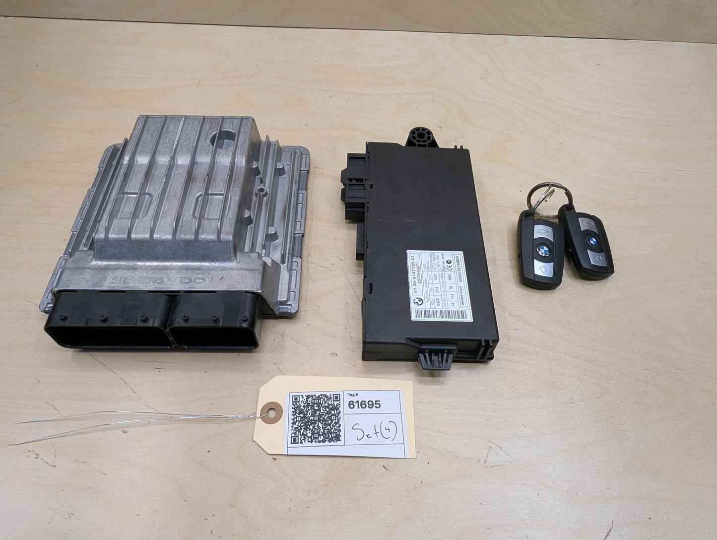 OEM BMW E90 E92 E93 DME ECU N54 Engine Computer Control Unit MSD80 SET