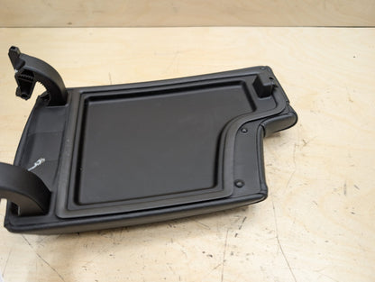 06-13 OEM BMW E90 E92 E93 Center Console Armrest Tray BLACK Leather Dakota