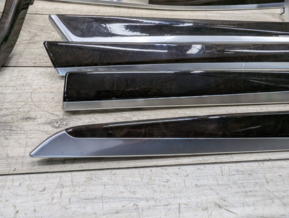 2011-2016 BMW 535i F10 Front Rear Left Right Dash Interior Trims SET 9192936