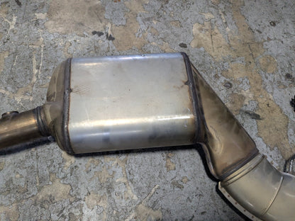 14-18 OEM BMW F30 328 Diesel Rear Exhaust Muffler PN: 8570096