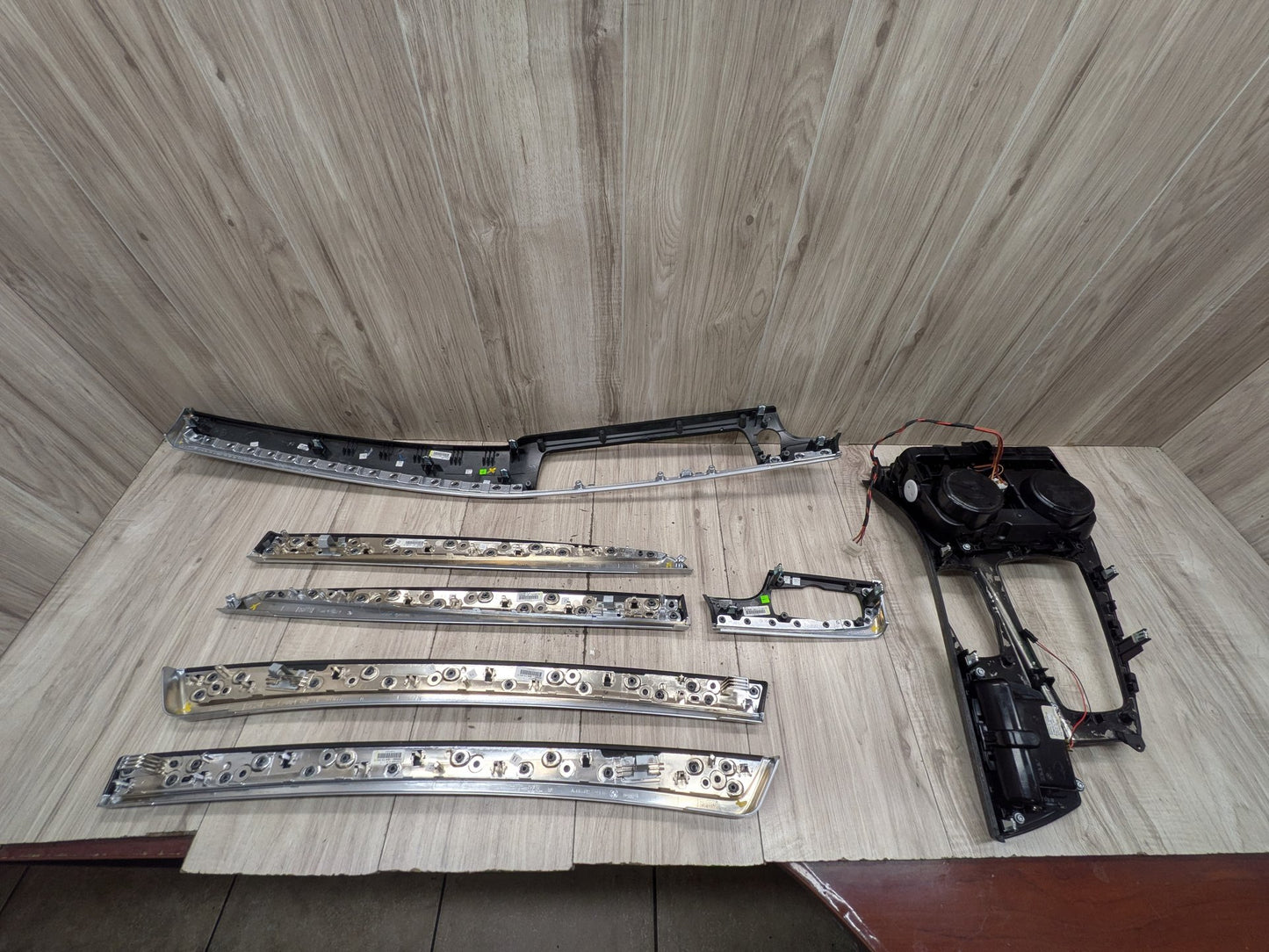 2011-2016 BMW 535i F10 Front Rear Left Right Dash Interior Trims SET 7225530