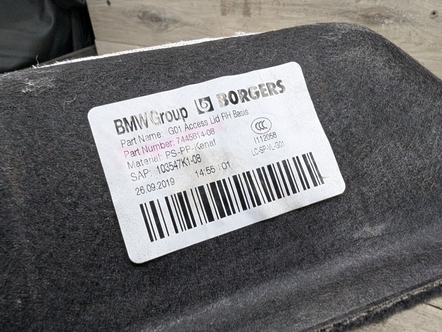 18-24 OEM BMW G01 F97 X3 X3M Rear Right Passenger Trunk Quarter Panel Cover Trim