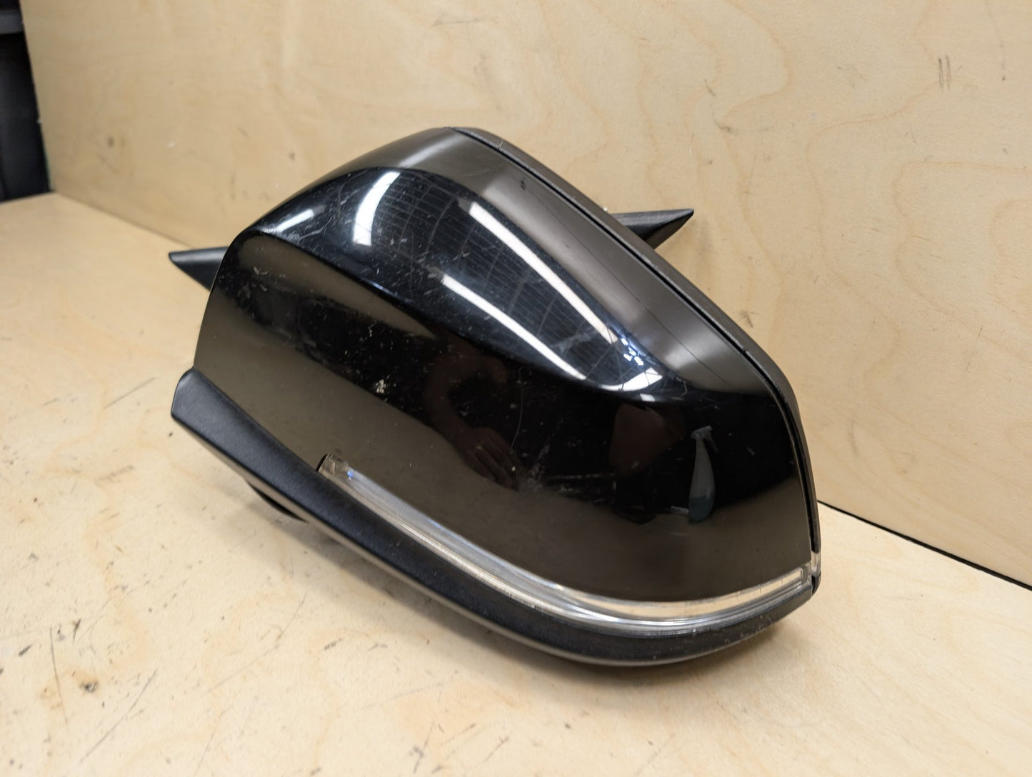 12-15 OEM BMW F30 F31 328 335 Left Driver Side Mirror Heated Auto Dip