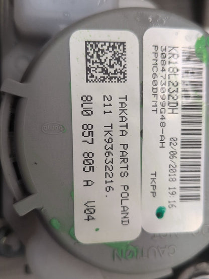 2015-2018 Audi Q3 8U Rear Left or Right Seatbelt Seat Belt Retractor 8U0857805A