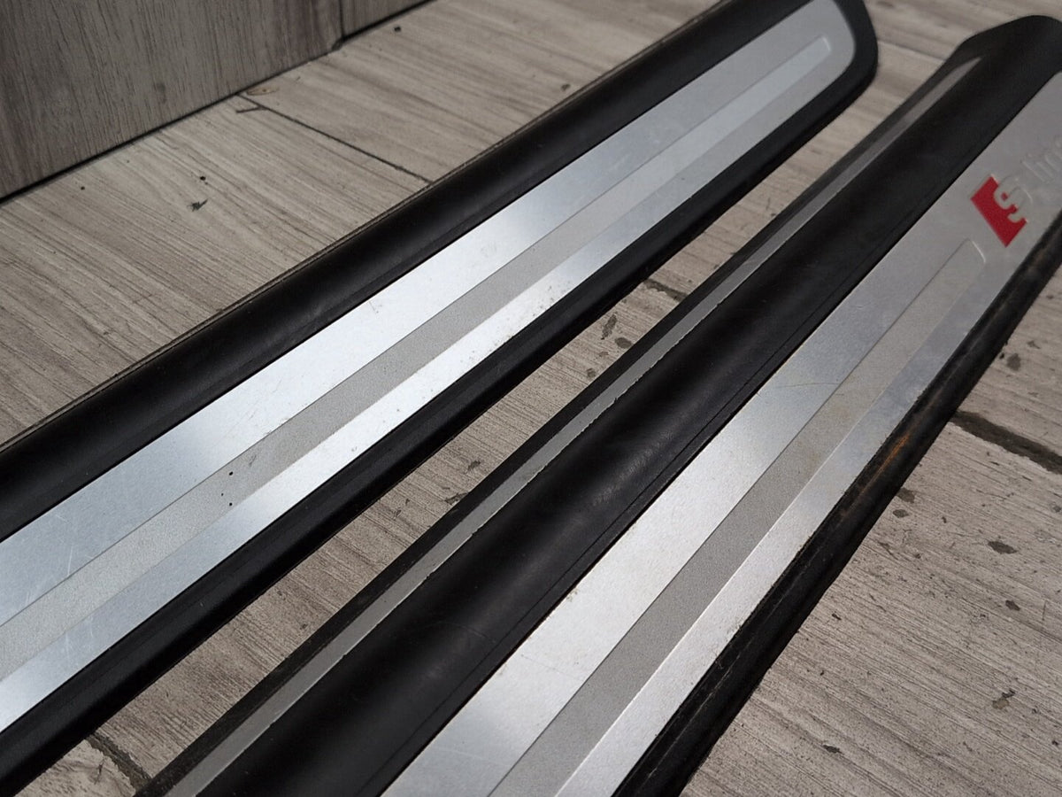 2015-2018 Audi Q3 8U Front Rear Left Right Scuff Plate Door Sill SET 8U0853376A