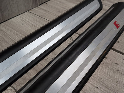 2015-2018 Audi Q3 8U Front Rear Left Right Scuff Plate Door Sill SET 8U0853376A