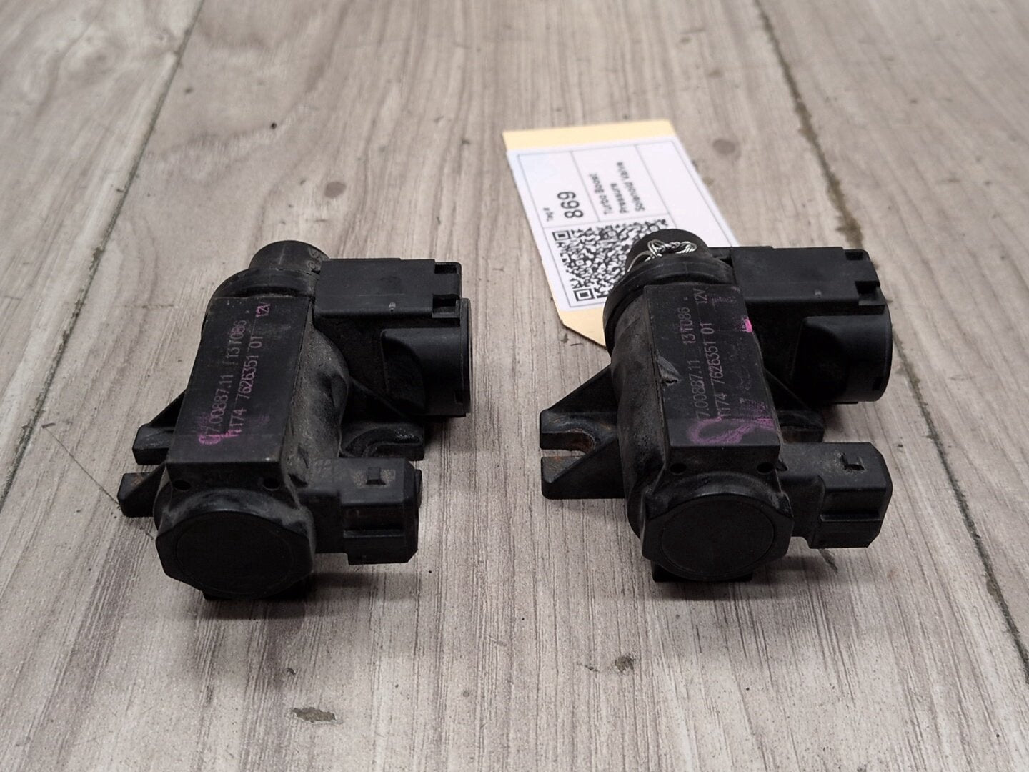 OEM BMW E70 E90 F01 F10 F15 F25 F30 F32 Turbo Charger Air Pressure Boost Solenoid Valve SET