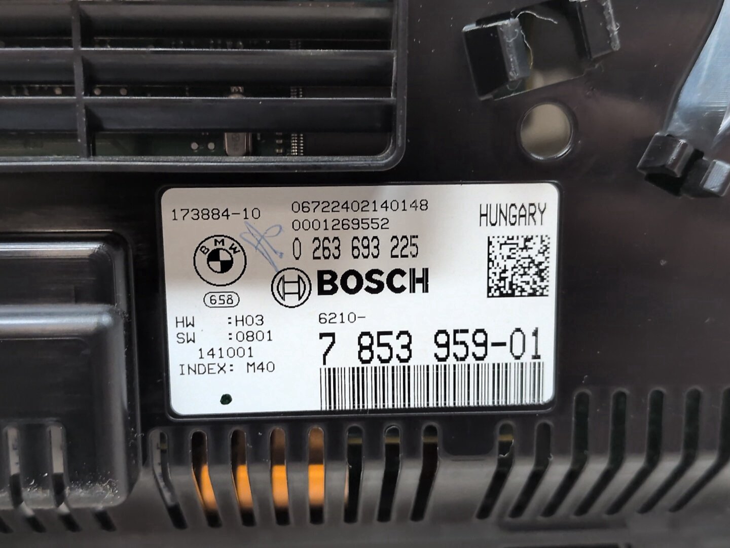 2012-2018 BMW M6 F06 Instrument Speedometer Guage Cluster 7853959