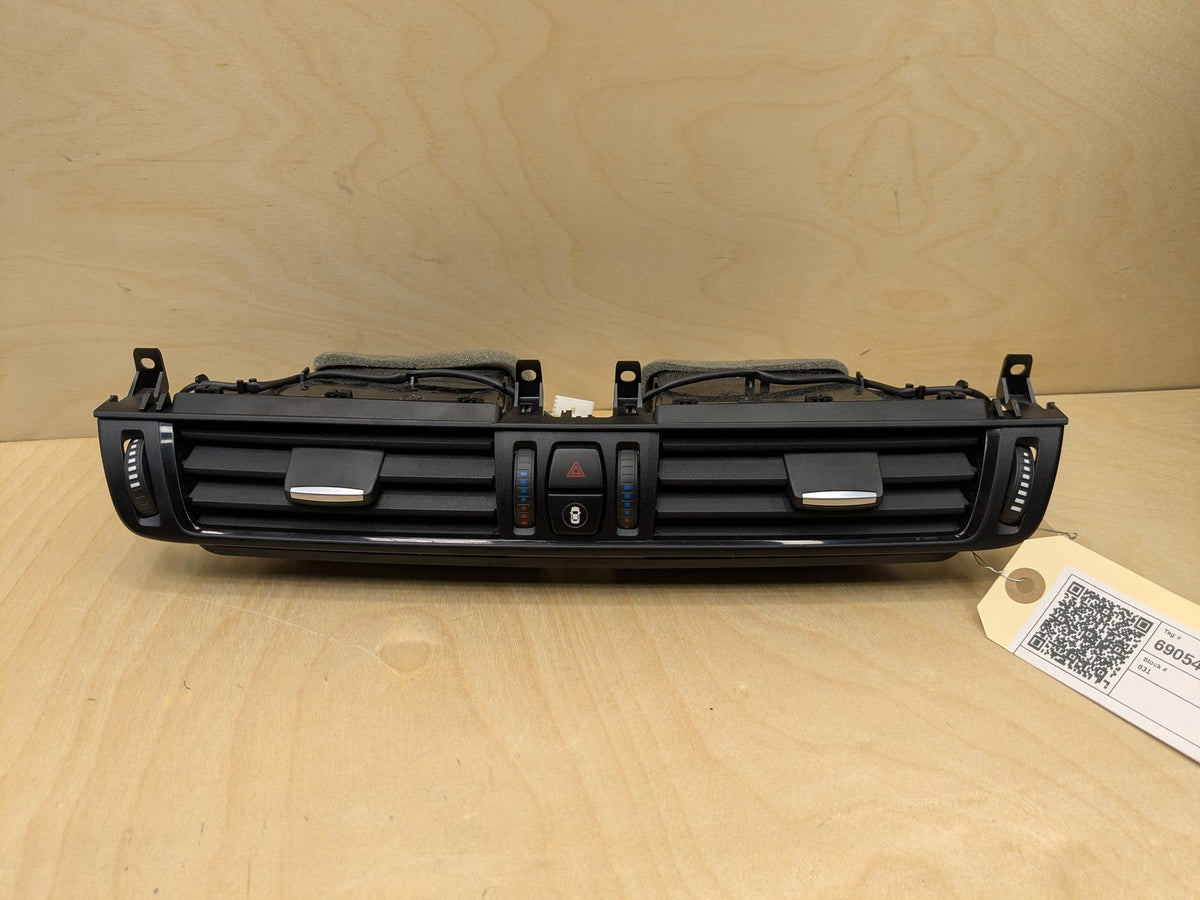 14-19 OEM BMW F15 F16 F85 F86 X5 X6 Dash Center Hazard Button AC Air Vent Grille