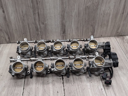 2004-2010 BMW E64 M6 S85B50A Engine Motor Throttle Body SET 7834831