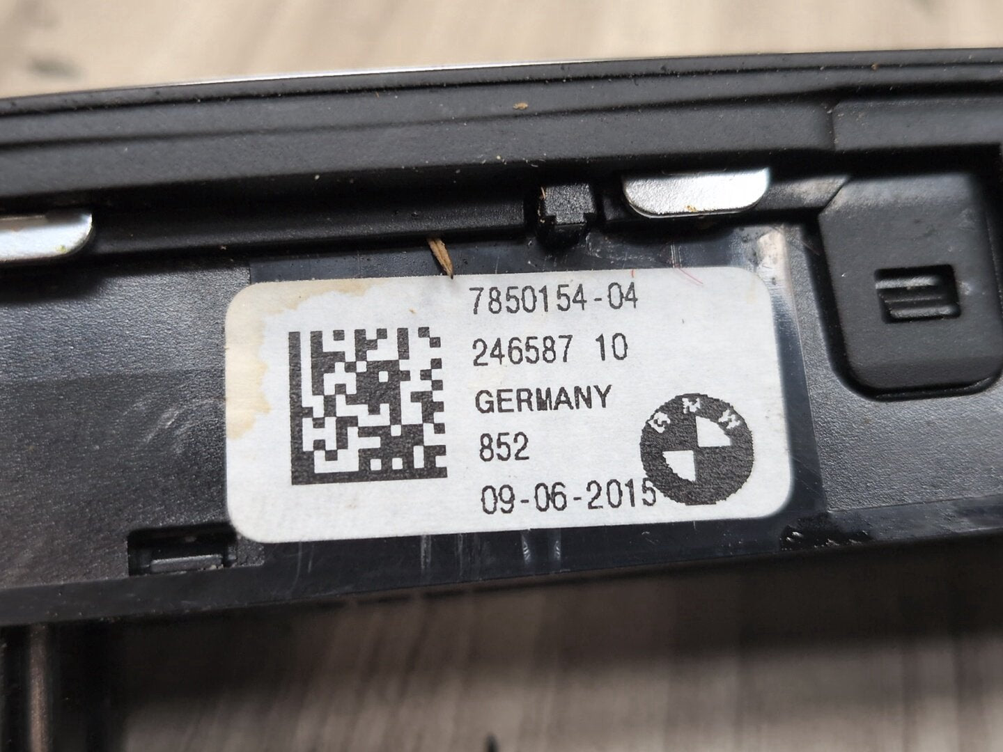 15-18 OEM BMW F85 F86 X5M X6M Center Console Operation Traction Switch Button