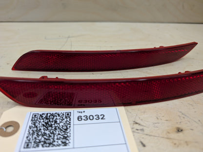 2012-2018 BMW 328i F30 Rear Left Right Bumper Reflectors SET 7301188