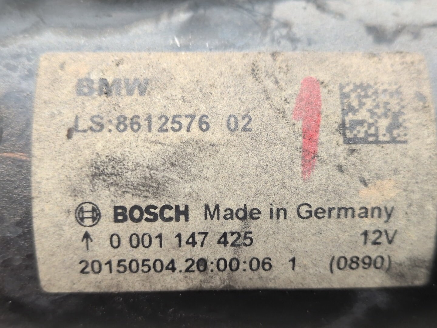 OEM BMW F10 F22 F25 F30 F32 F36 320 328 428 Engine N20 N26 Starter Motor BOSCH