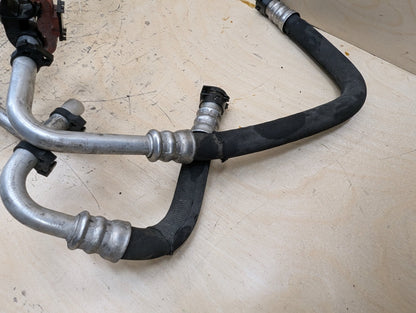 2010-2017 BMW F07 535i GT xDrive N55B30M0 Engine Oil Cooler Line Return Flow SET 7636941