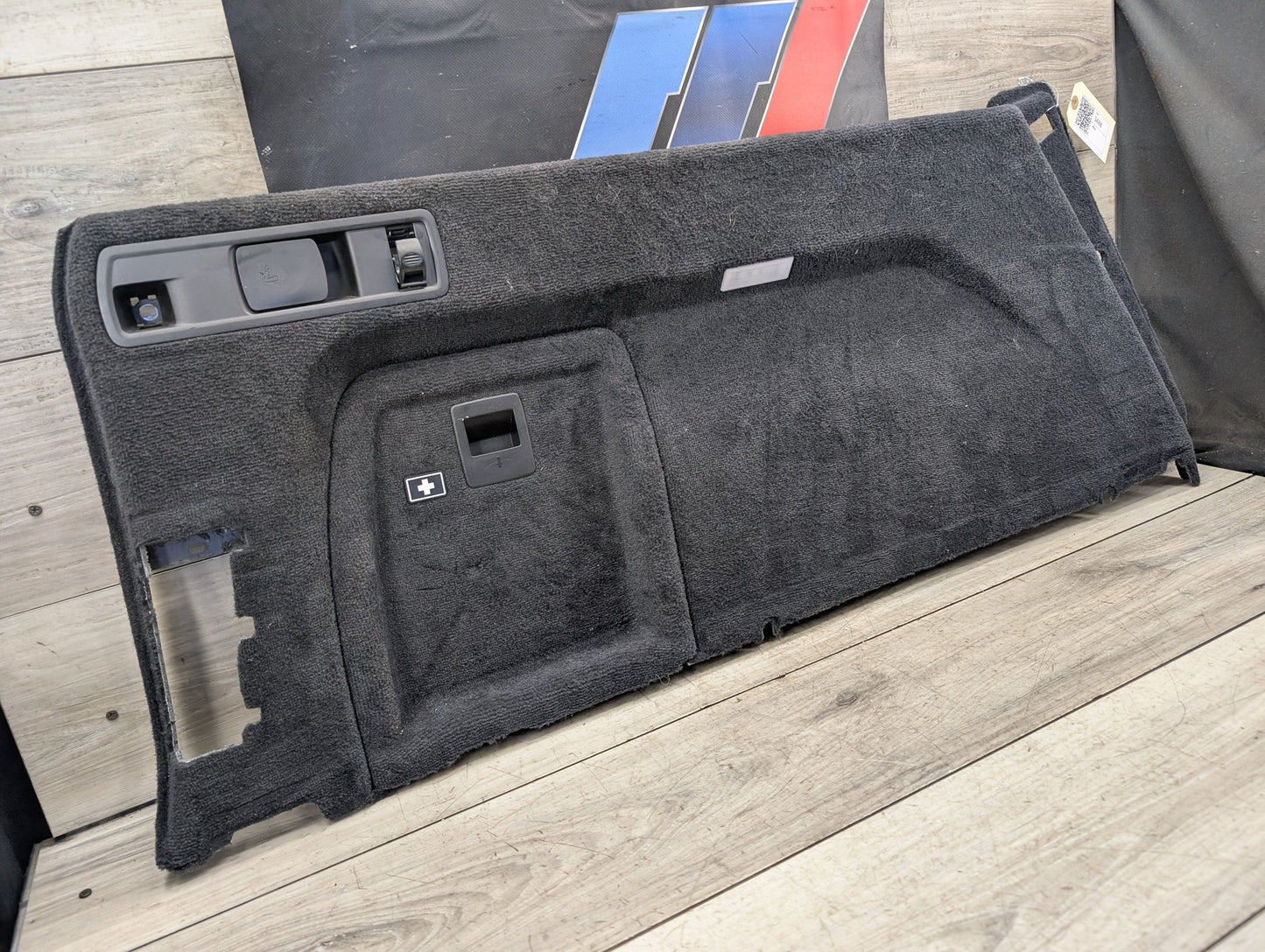 2019-2023 BMW X5M F95 Rear Trunk Left Cover Trim Panel Black 5A0B5C7 OEM