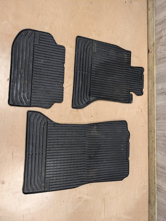 OEM BMW F01 Front Rear Left Right All Weather Carpet Floor Mats SET