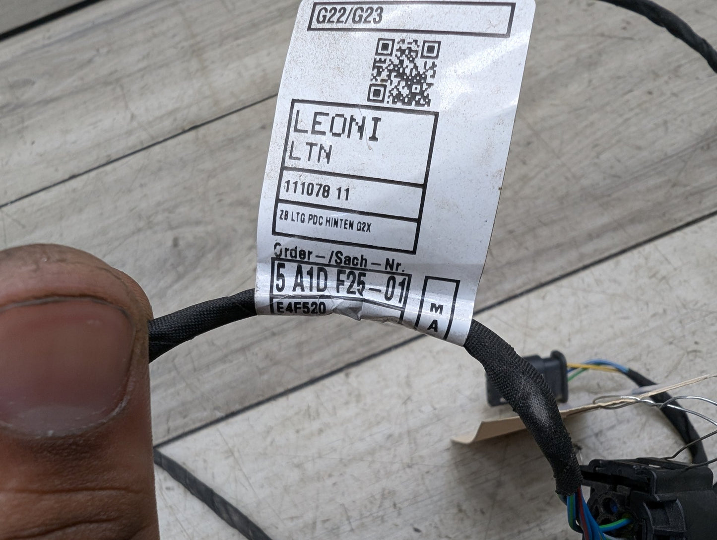OEM BMW G22 G23 430 M440 REAR Parking Distance Sensors PDC Wire Wiring Harness