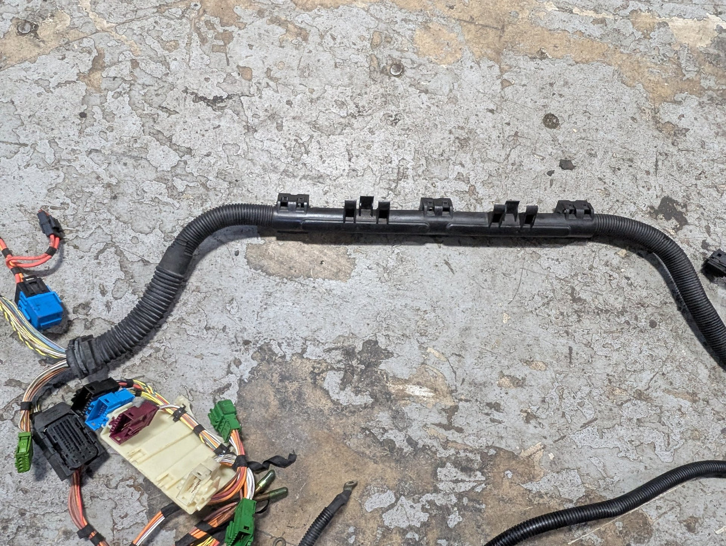 2007-2013 BMW E93 328i N52B30M1 Engine Motor Transmission Wiring Wire Harness SET 7555003