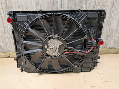 2023 - 2026 BMW M2 G87 Radiator Cooling Condenser Fan Shroud Assembly SET 8095282 S58B30T0