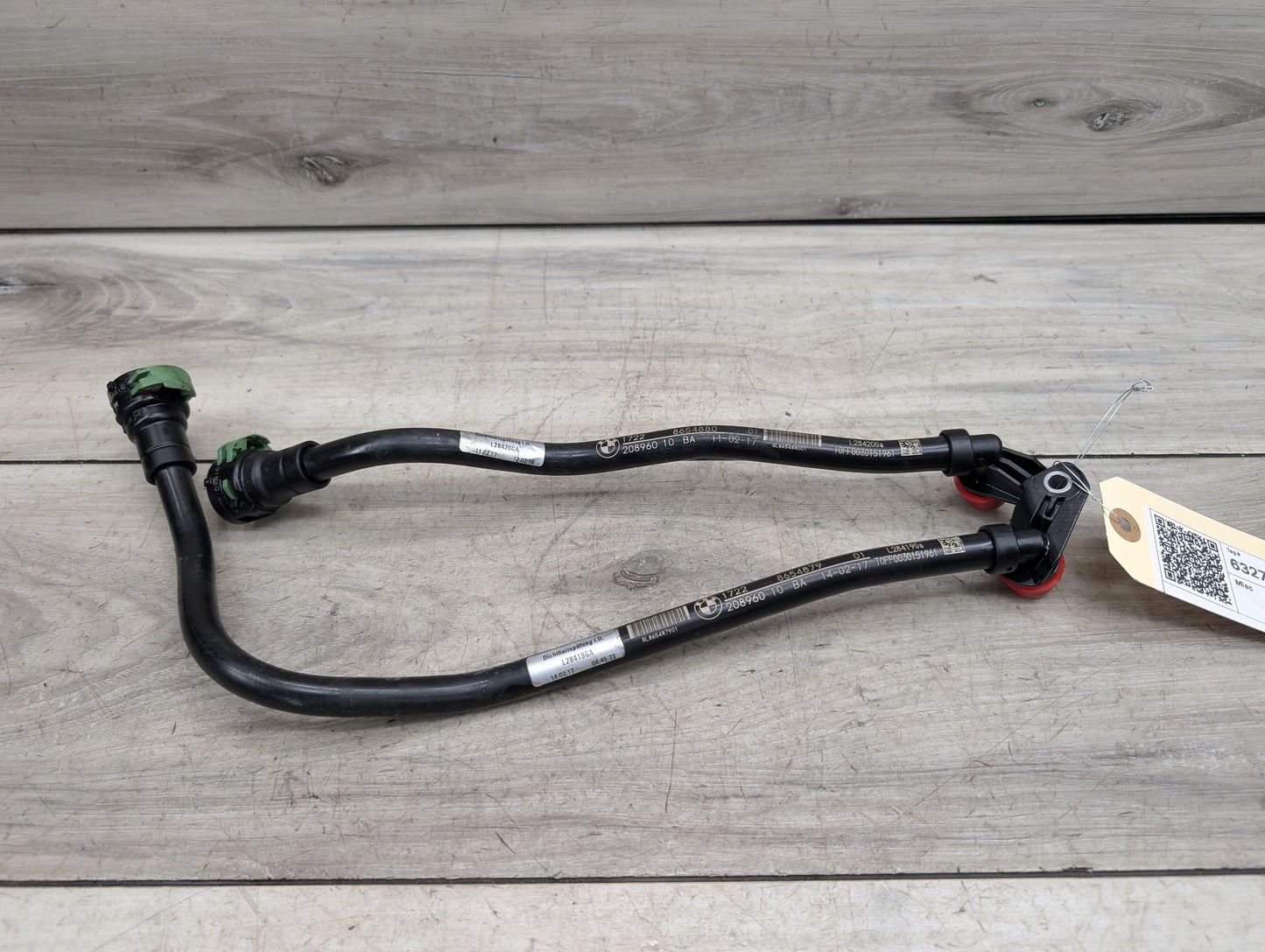 PRE-LCI OEM BMW G01 G12 G30 X3 Transmission Oil Cooler Inlet Outlet Hose B46 B58