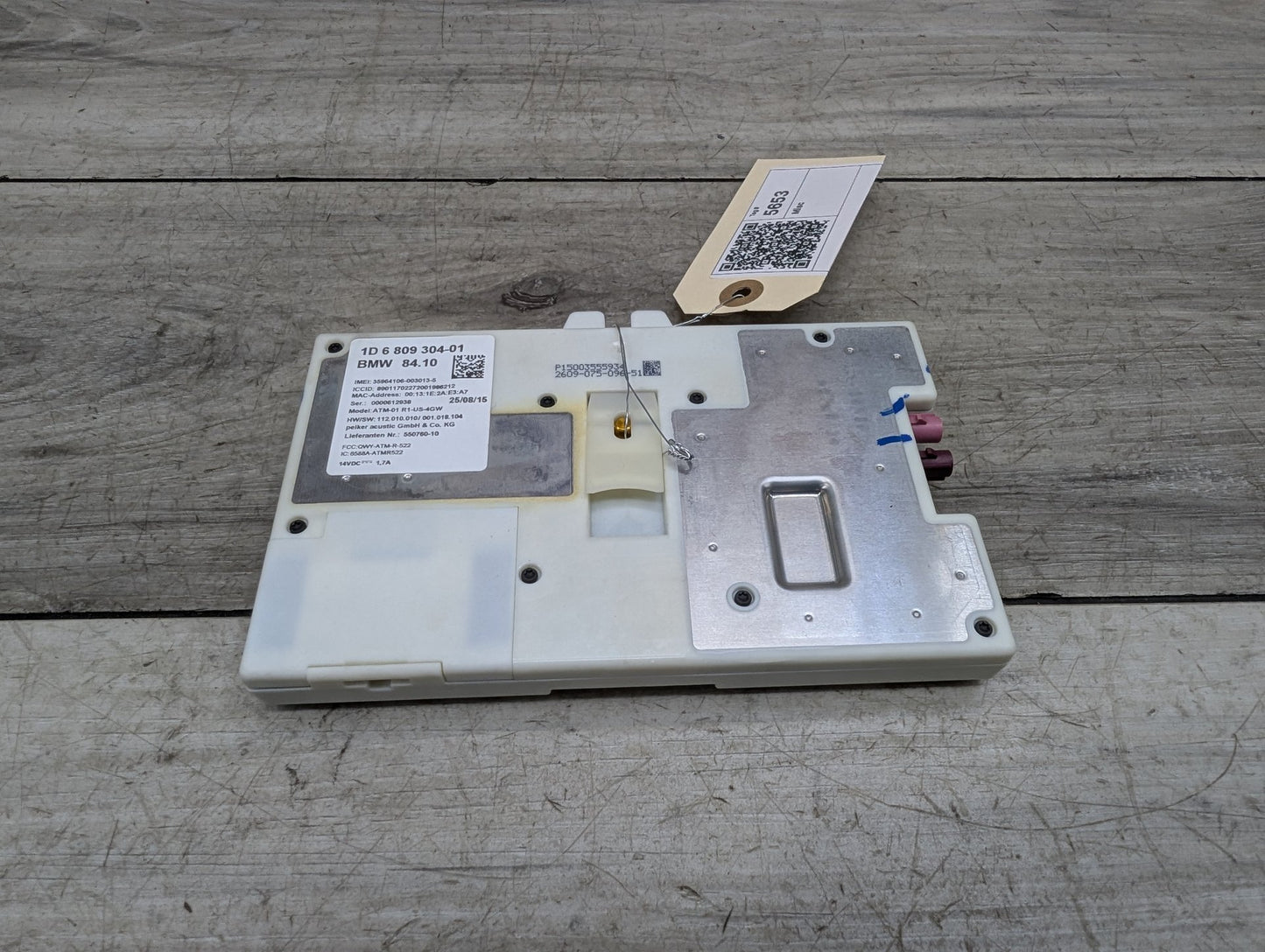 OEM BMW F15 F30 F36 F44 F48 G01 G05 G12 G20 G30 Telematics Control Unit Module