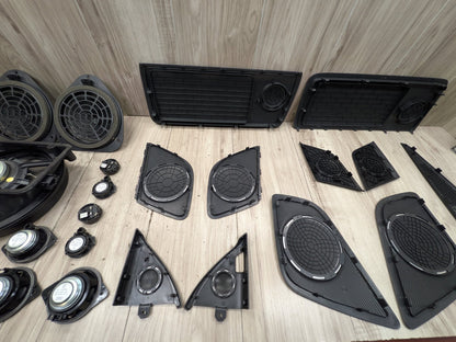 09-17 OEM AUDI A5 S5 BANG &amp; OLUFSEN Front Rear Door SUB Tweeter Speakers SET