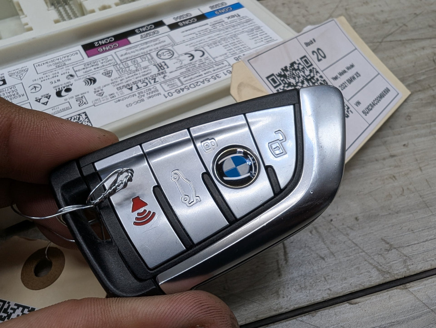 2019-2026 BMW X5 G05 Bdc Body Domain Fem Control Module w/ Key 5A2D546
