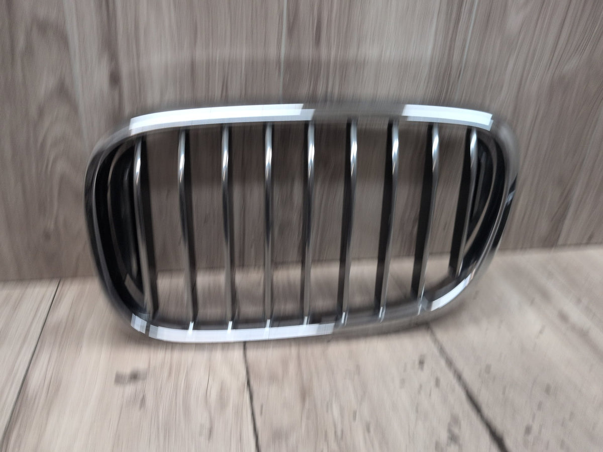 2016-2019 BMW 740Li G12 Front Left Upper Bumper Cover Kidney Grille 7357011 OEM