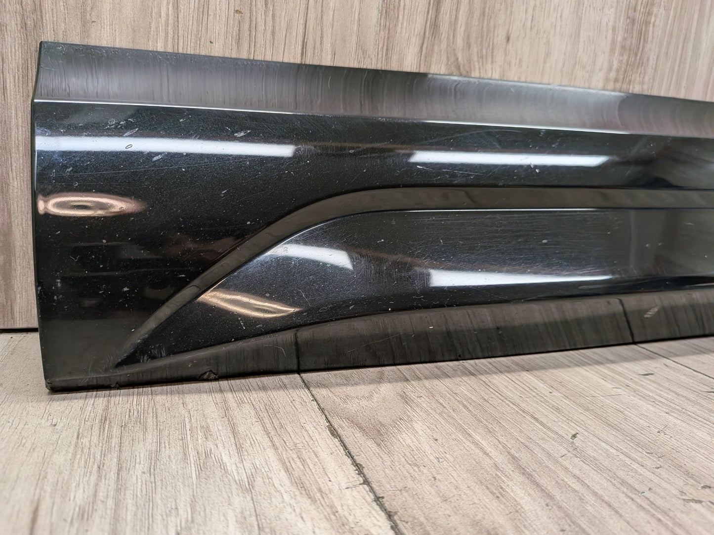 16-18 OEM Audi Q3 8U- Left Driver Side Skirt Rocker Panel Black PN: 8U0853959D