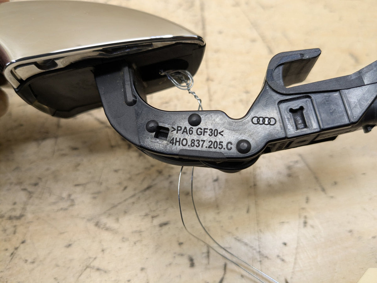 2012-2018 Audi A6 C7 Left Driver Door Handle w/ Comfort Access 4H0837205C
