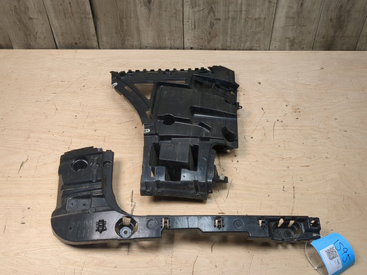 2018 - 2020 BMW X3 G01 Rear Left Driver Bumper Support Brackets SET 7400667 B58B30M0