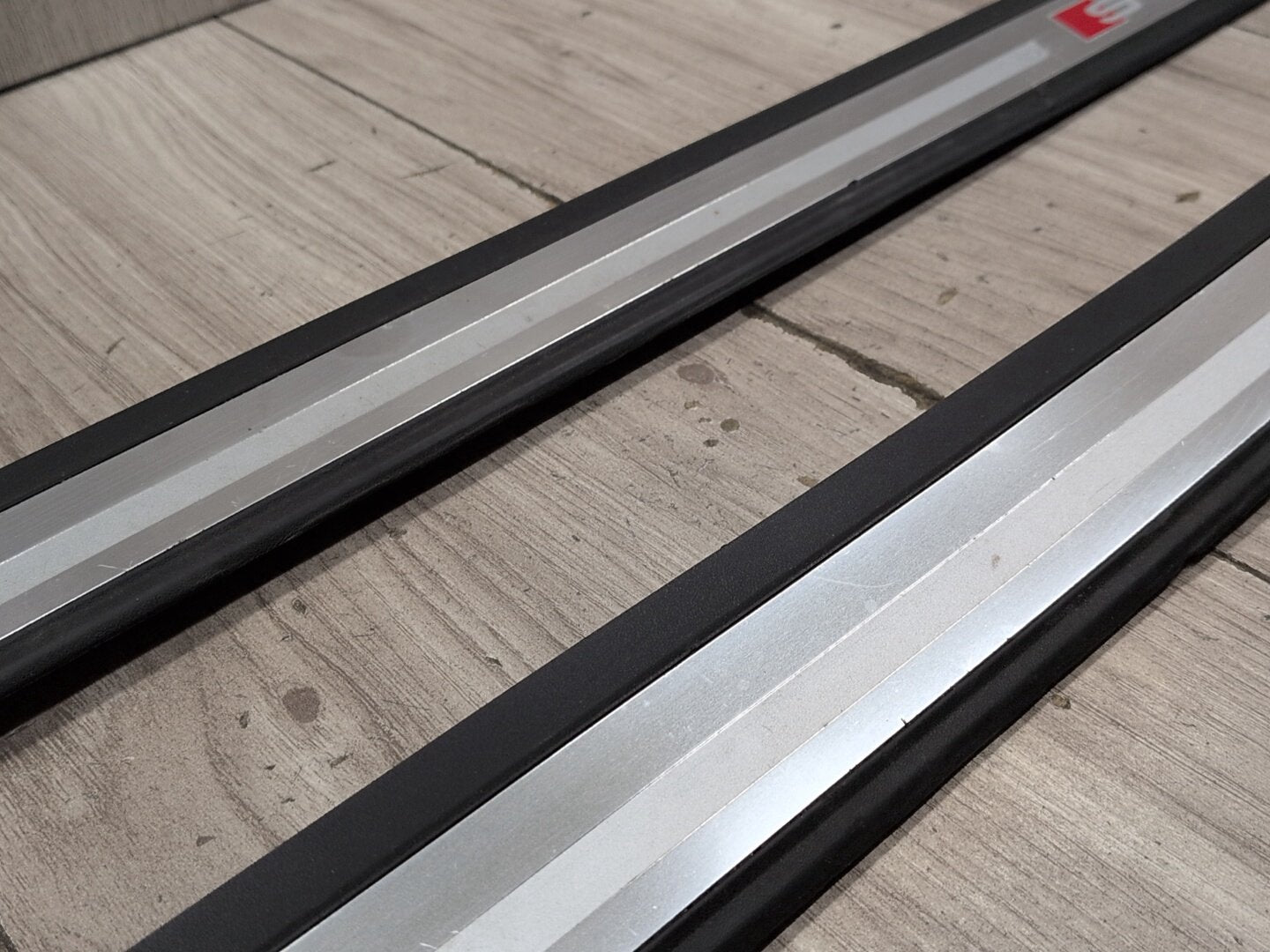 2008 - 2017 Audi S5 8T Front Left Right Scuff Plate Door Sill SET 8T0853373