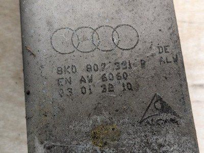 2010-2016 Audi S4 B8 Rear Bumper Reinforcement Rebar Bar 8K0807332A OEM