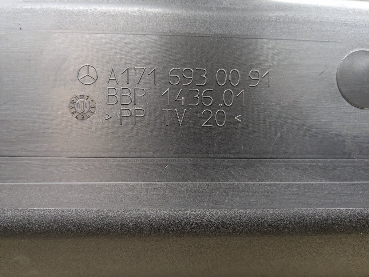 2009-2011 Mercedes-Benz SLK-Class R171 Rear Trunk Cowl Panel Trim Cover OEM
