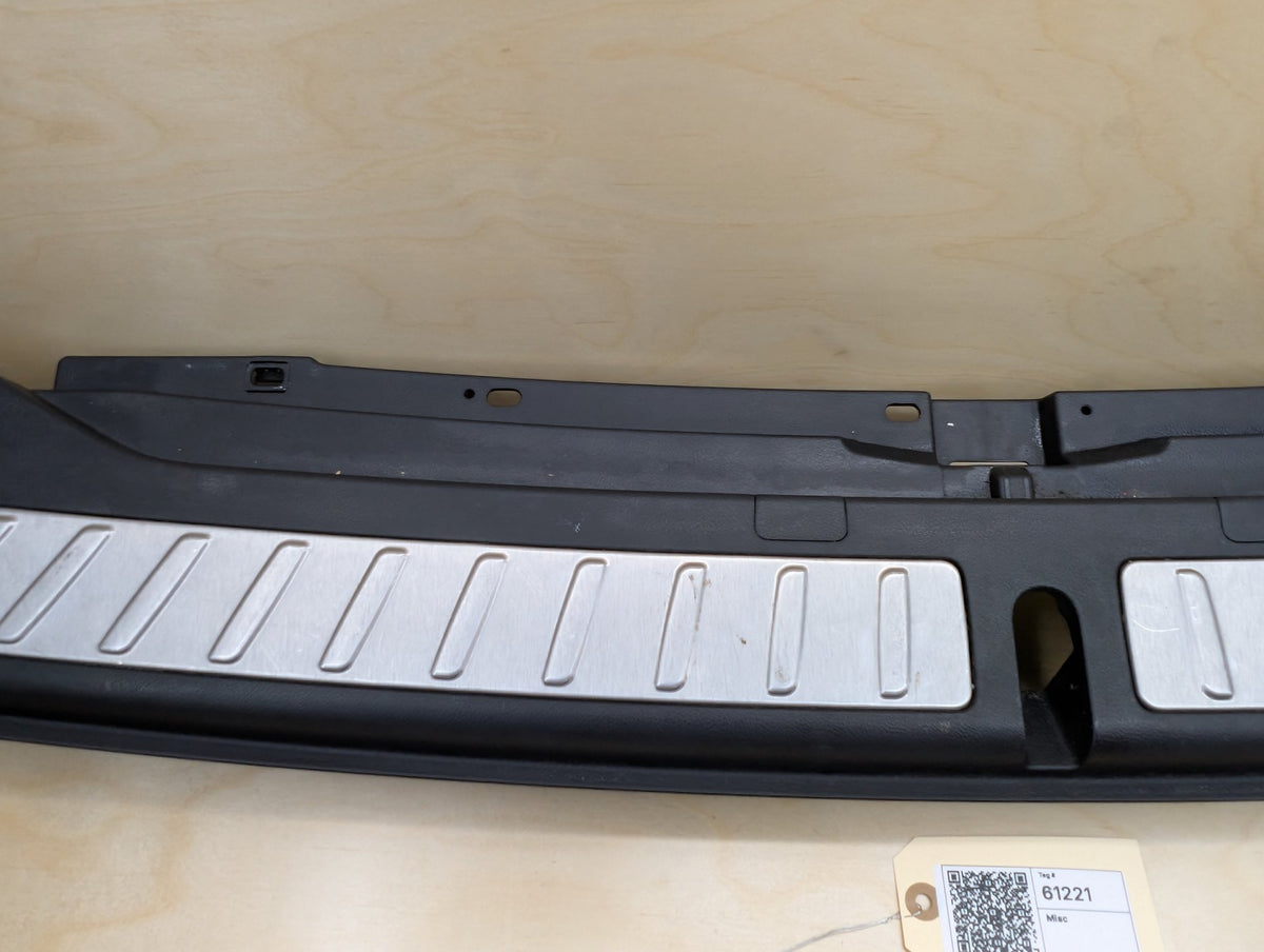 2018-2024 BMW X3 G01 Rear Trunk Cargo Scuff Loading Trim Cover Plate 7396612 OEM