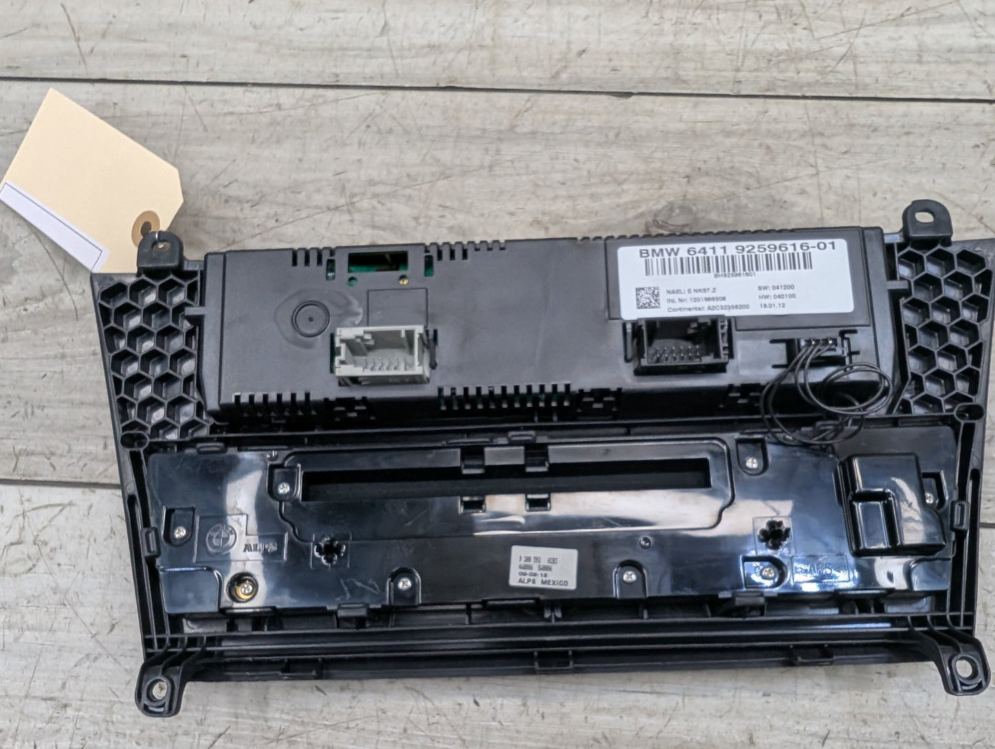 2011 - 2017 BMW X3 F25 Front AC Heater Climate Control Switch 9259616 N55B30M0