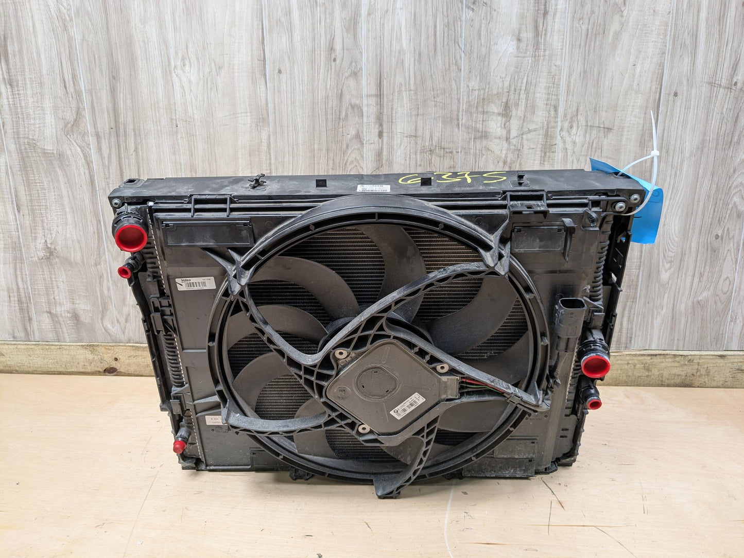 2014 - 2020 BMW 440i F36 Radiator Cooling Condenser Fan Shroud Assembly SET 8618788 B58B30M0