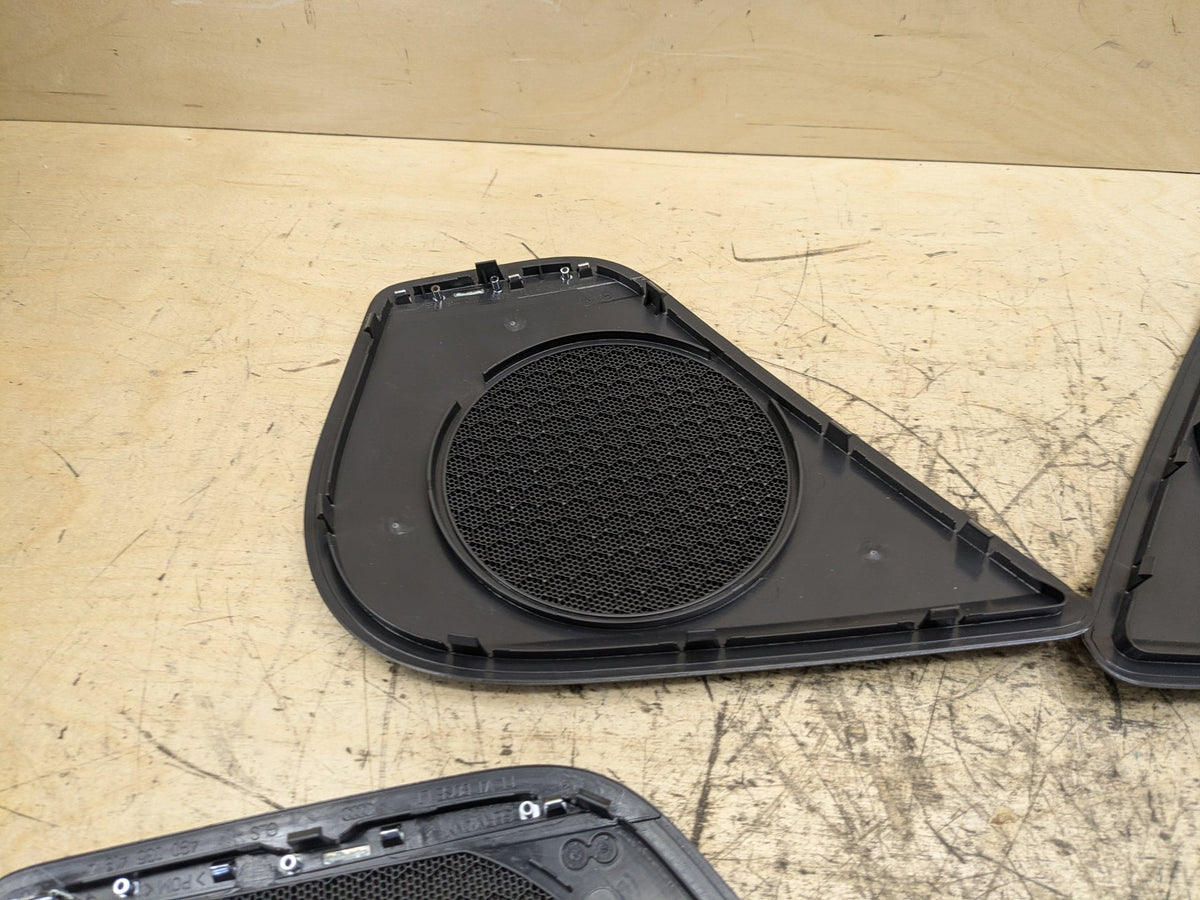 12-18 OEM Audi A6 C7 Front Rear Left Right Door Speaker Grille Cover SET