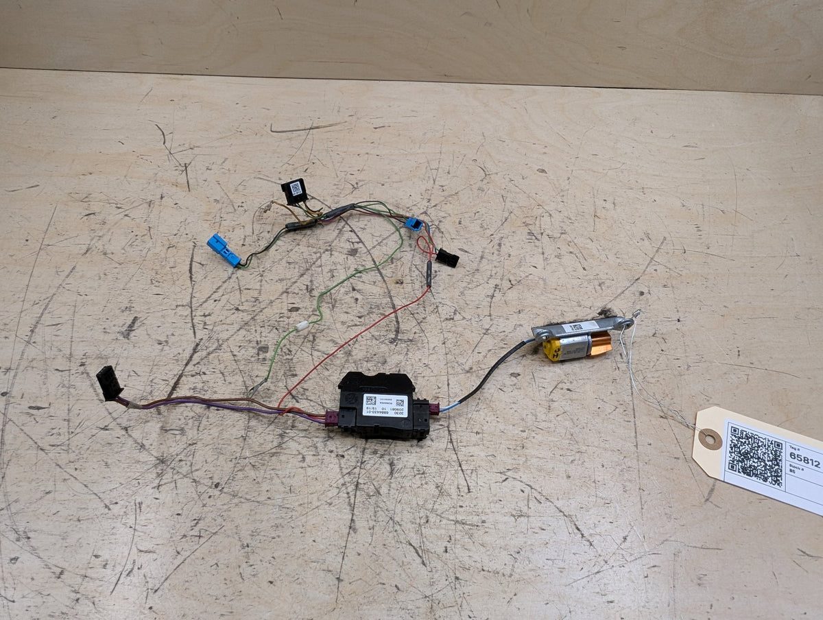 2019-2026 BMW X5 G05 Steering Wheel Vibration Generator Motor w/ Module SET 6884433 OEM